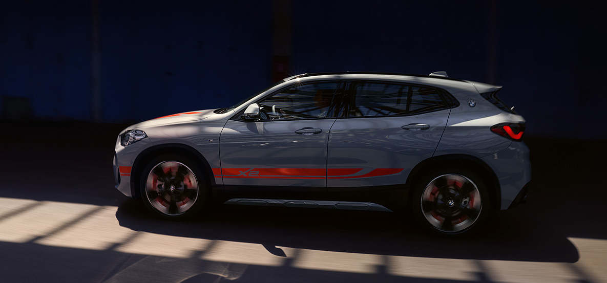 BMW X2 M Mesh Edition – Vista lateral del SUV compacto edición especial BMW X2 M Mesh Edition – Vista lateral del SUV compacto edición especial